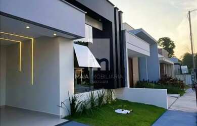 Imagem: A casa em condomínio possui 3 Dormitórios, 3 Banheiros, 1