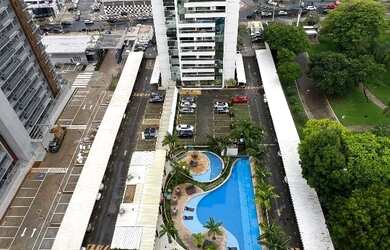 Imagem: O apartamento possui 1 Dormitório, 1 Banheiro, 1 Vaga na garagem