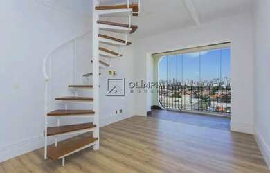 Imagem: O apartamento na cobertura possui 2 Dormitórios, 2 Banheiros