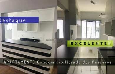 Imagem: O apartamento possui 2 Dormitórios, 1 Banheiro, 1 Vaga na garagem