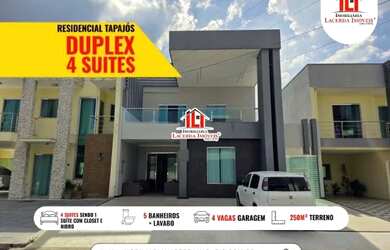 Imagem: A casa em condomínio possui 4 Dormitórios, 5 Banheiros, 4