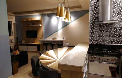 Imagem: O apartamento possui 3 Dormitórios, 2 Banheiros, 2 Vagas na