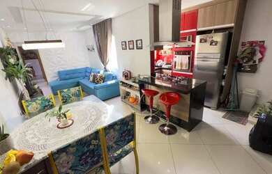 Imagem: O apartamento na cobertura possui 2 Dormitórios, 2 Banheiros