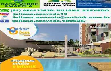 Imagem: Varanda gourmet com elevador,03quartos,59M²,1 blocos com lazer