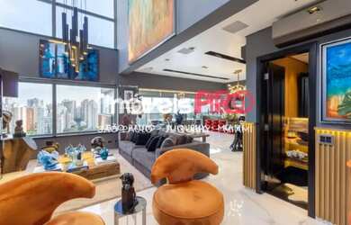 Imagem: O apartamento na cobertura possui 4 Dormitórios, 5 Banheiros