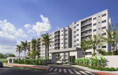 Imagem: O apartamento possui 2 Dormitórios, 1 Banheiro, 1 Vaga na garagem