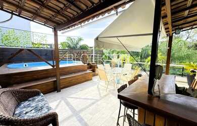 Imagem: O apartamento na cobertura possui 4 Dormitórios, 4 Banheiros