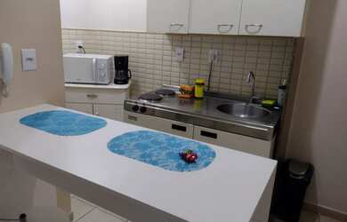 Imagem: A kitnet possui 1 Dormitório, 1 Banheiro, 1 Vaga na garagem