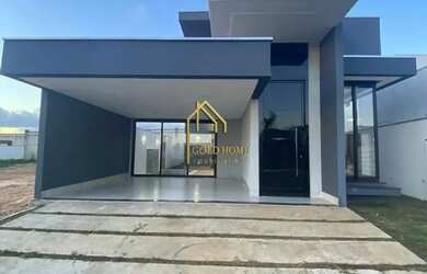 Imagem: A casa em condomínio possui 3 Dormitórios, 2 Banheiros, 4