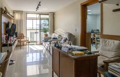 Imagem: O apartamento na cobertura possui 4 Dormitórios, 5 Banheiros