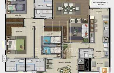 Imagem 11: Apartamento (tipo - padrao) 3 dormitórios/suite, cozinha planejada, portaria 24hs, lazer