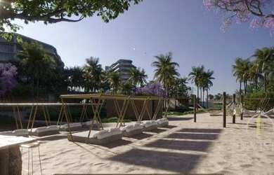 Imagem: O studio possui 1 Dormitório, 1 Banheiro, 29m² de Área e