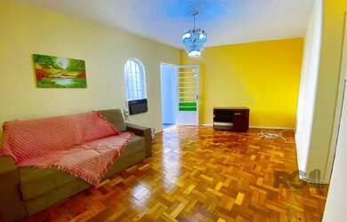 Imagem: O apartamento possui 1 Dormitório, 1 Banheiro, 1 Vaga na garagem