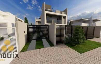 Imagem: A casa possui 3 Dormitórios, 2 Banheiros, 2 Vagas na garagem