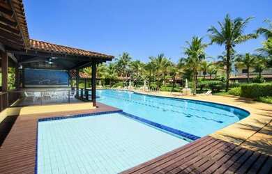 Imagem: A casa em condomínio possui 4 Dormitórios, 4 Banheiros, 3