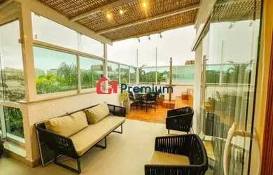 Imagem: O apartamento na cobertura possui 4 Dormitórios, 4 Banheiros