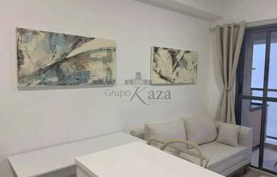 Imagem: O apartamento possui 1 Dormitório, 1 Banheiro, 1 Vaga na garagem