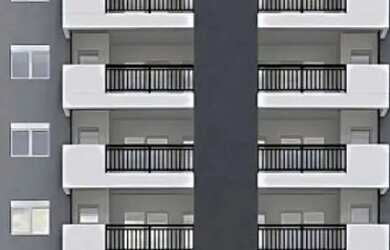 Imagem: O apartamento possui 2 Dormitórios, 1 Banheiro, 1 Vaga na garagem