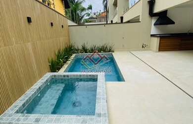 Imagem: A casa em condomínio possui 4 Dormitórios, 4 Banheiros, 2