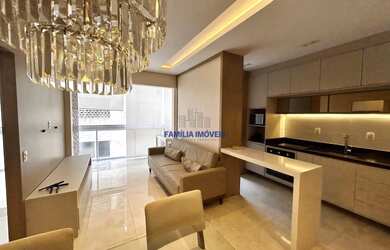 Imagem 4: Apartamento para alugar 1 quarto mobiliado lazer Boqueirão Santos