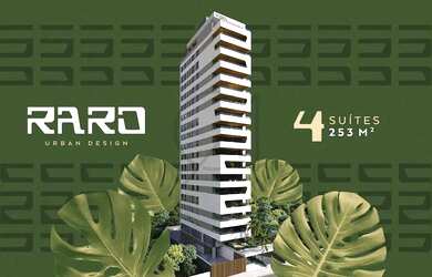 Imagem: O apartamento possui 4 Dormitórios, 5 Banheiros, 2 Vagas na