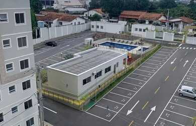 Imagem: O apartamento possui 2 Dormitórios, 1 Banheiro, 1 Vaga na garagem