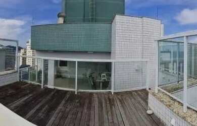 Imagem: O apartamento na cobertura possui 3 Dormitórios, 4 Banheiros