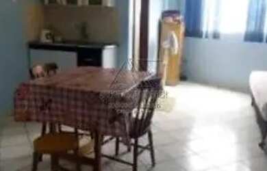 Imagem: O apartamento possui 1 Dormitório, 1 Banheiro, 1 Vaga na garagem