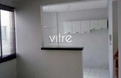 Imagem: O apartamento possui 2 Dormitórios, 1 Banheiro, 1 Vaga na garagem