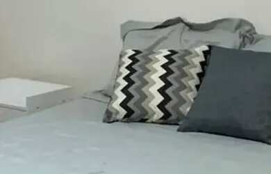 Imagem: O apartamento possui 1 Dormitório, 1 Banheiro, 1 Vaga na garagem