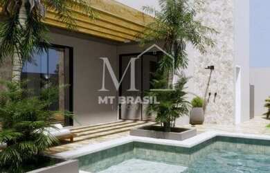 Imagem: A casa em condomínio possui 3 Dormitórios e está localizado