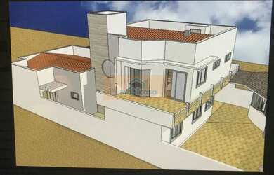 Imagem: A casa possui 4 Dormitórios, 4 Banheiros, 1 Vaga na garagem