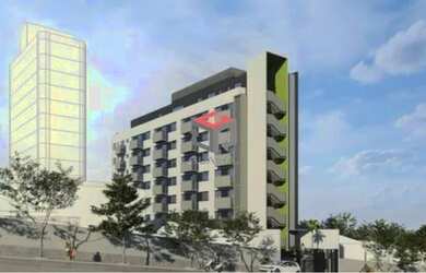 Imagem: O apartamento possui 2 Dormitórios, 1 Banheiro, 1 Vaga na garagem