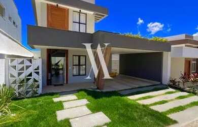 Imagem: A casa em condomínio possui 3 Dormitórios, 3 Banheiros, 2