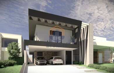 Imagem: A casa em condomínio possui 3 Dormitórios, 4 Banheiros, 4