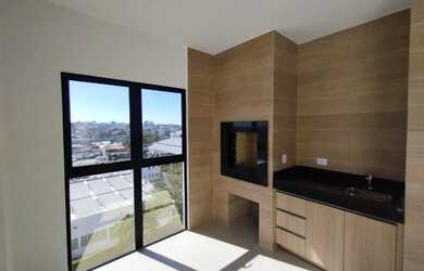 Imagem: O apartamento na cobertura possui 4 Dormitórios, 3 Banheiros