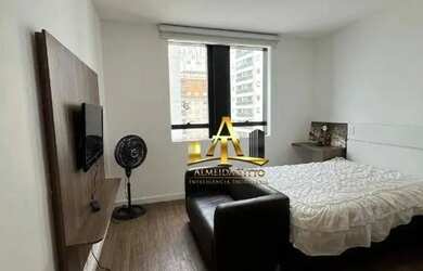 Imagem 2: Excelente Studio para locação mobiliado no Condomínio Selenita - Bairro...