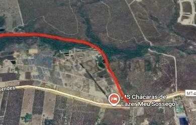 Imagem: O terreno possui 6.200m² de Área e está localizado em Área