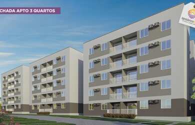 Imagem: O apartamento possui 2 Dormitórios, 2 Banheiros, 1 Vaga na