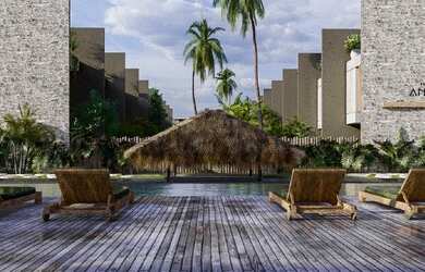 Imagem: A casa em condomínio possui 4 Dormitórios, 5 Banheiros, 2