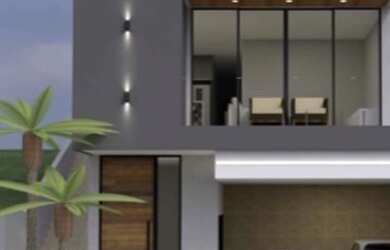 Imagem: A casa em condomínio possui 4 Dormitórios, 5 Banheiros, 4