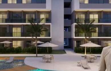 Imagem: O apartamento possui 1 Dormitório, 1 Banheiro, 1 Vaga na garagem