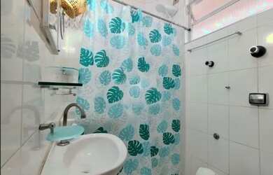 Imagem 13: Maravilhoso apto 1 qto para temporada, frente praia, Embaré, Santos