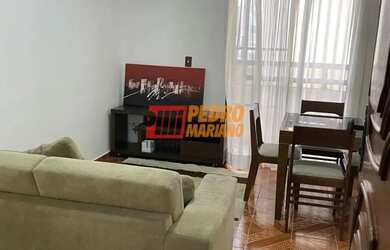 Imagem: O apartamento possui 1 Dormitório, 1 Banheiro, 1 Vaga na garagem