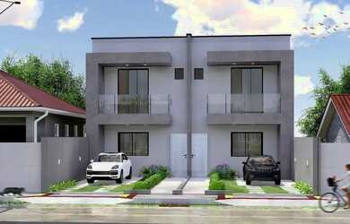 Imagem: A casa e possui 2 Dormitórios, 2 Banheiros, 2 Vagas na garagem