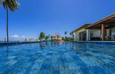 Imagem 5: Casa de luxo frente a praia e fundo lagoa em Praia dos Lagos - Interlagos- Bahia
