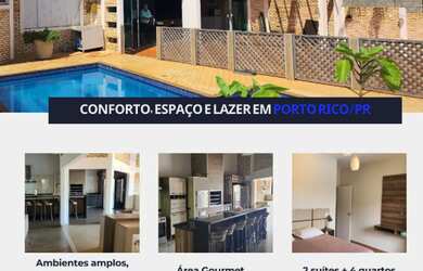 Imagem: A casa em condomínio possui 5 Dormitórios, 4 Banheiros, 5