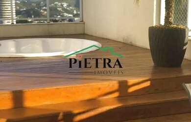 Imagem: O apartamento na cobertura possui 3 Dormitórios, 4 Banheiros