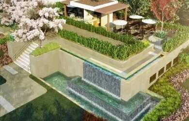 Imagem: O apartamento possui 1 Dormitório, 2 Banheiros, 1 Vaga na garagem