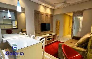 Imagem: O apartamento possui 1 Dormitório, 1 Banheiro, 1 Vaga na garagem